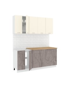 Кухонный гарнитур Кортекс-мебель Корнелия Лира-лайт 1.8м