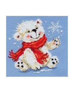 Набор для вышивания Белый медвежонок / 0-53 Алиса