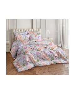 Комплект постельного белья Milanika Акварель 2сп с европростыней Миланика