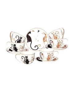 Набор для чая/кофе Lefard Парижские коты / 104-924