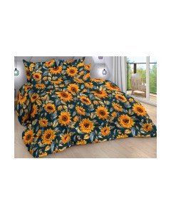 Комплект постельного белья Milanika Подсолнухи евро Миланика