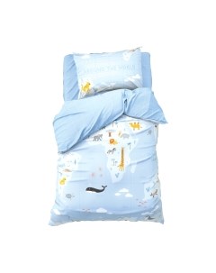 Комплект постельного белья Этель Around the world 1.5сп / 10385186