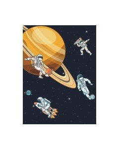 Фотообои листовые Vimala Космонавты