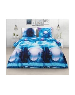 Комплект постельного белья Milanika Вселенная семейный Миланика