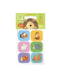 Развивающая игра Айрис-пресс Мягкие игры. Вкладыши. Зверушки