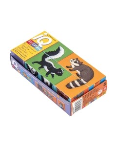 Развивающая игра Айрис-пресс Умные кубики. Кто живет в зоопарке