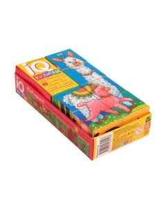 Развивающая игра Айрис-пресс Умные кубики. Фигурные 6 шт. Мой малыш