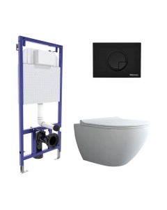 Унитаз подвесной с инсталляцией Berges Novum / 043268