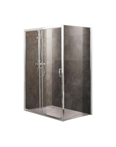 Душевой уголок BelBagno UNIQUE-AH-1-120/135-90-C-Cr Belbagno