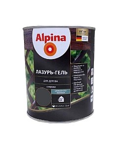 Защитно-декоративный состав Лазурь-гель Alpina