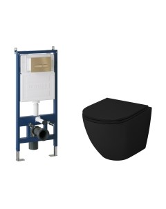 Унитаз подвесной с инсталляцией Grossman GR-4455BMS+900.K31.01.000+700.K31.03.310.310