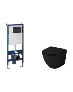 Унитаз подвесной с инсталляцией Grossman GR-4455BMS+900.K31.01.000+700.K31.03.210.210