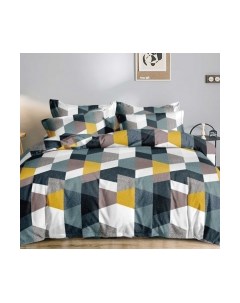 Комплект постельного белья Alleri Эко Сатин Евро / СС-476