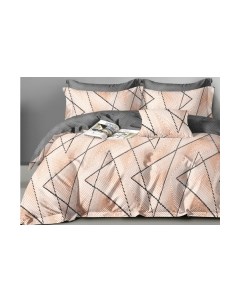 Комплект постельного белья Сатин Premium евро max / СП-279 Alleri