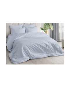 Комплект постельного белья Milanika Серый туман Евро Миланика