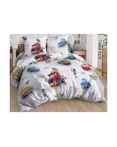 Комплект постельного белья Milanika Старт 1.5сп подростковый с наволочкой 70x70 Миланика