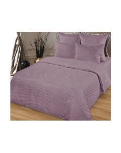 Комплект постельного белья Alleri Сатин Stripe евро max (пыльная роза)