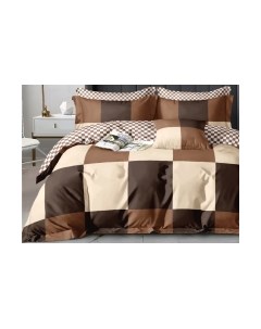 Комплект постельного белья Alleri Поплин Luxe Семейный / П-305