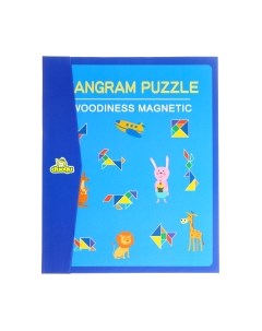 Развивающая игра Sima-Land Магнитный танграм В книжке / 4763676 Sima-land