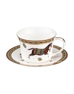 Чашка с блюдцем Lefard Лошадь 760-041