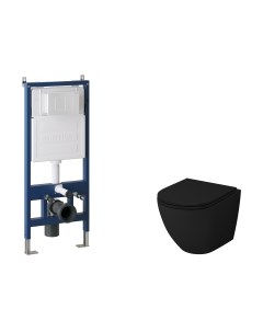 Унитаз подвесной с инсталляцией GR-4455BMS+900.K31.01.000+700.K31.04.01M.01M Grossman