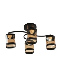 Потолочный светильник Mirastyle BL-15052/4 BK+FG