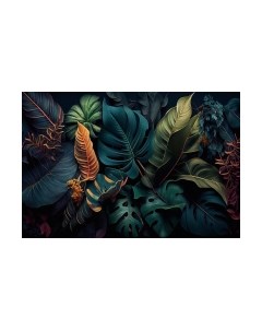 Картина на стекле Stamprint Листья зеленые SP015