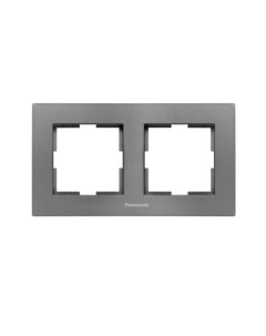 Рамка для выключателей и розеток Panasonic Karre Plus WKTF08022DG-BY