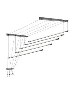 Сушилка для белья Comfort Alumin Group Потолочная 5 прутьев Silver Star 160см Comfort alumin group