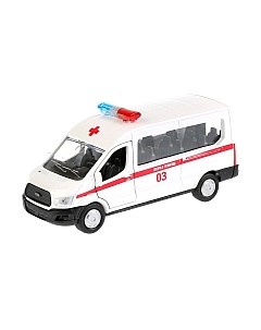Автомобиль игрушечный Технопарк Ford Transit. Скорая / SB-18-18-A-W-WB