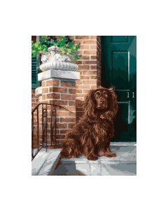 Картина по номерам БЕЛОСНЕЖКА Хозяина нет дома / 1116-AS Белоснежка