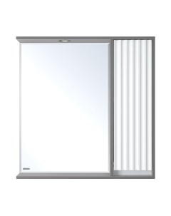 Шкаф с зеркалом для ванной Brevita Balaton 80 R / BAL-04080-01-П
