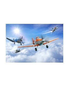 Фотообои листовые ФабрикаФресок Тачки в городе мультфильм / 894270 Фабрикафресок