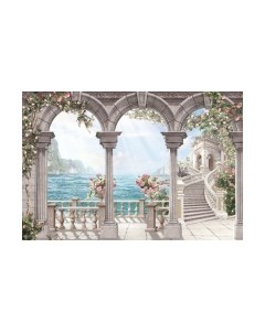 Фотообои листовые ФабрикаФресок Фреска с колоннами / 844270 Фабрикафресок