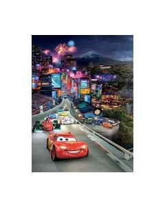 Фотообои листовые ФабрикаФресок Тачки в городе мультфильм / 882270 Фабрикафресок
