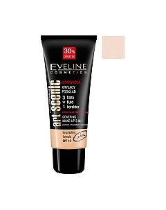 Тональный крем Eveline Cosmetics Art Professional Make-Up 3 в 1 светлый бежевый Eveline cosmetics