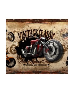 Фотообои листовые ФабрикаФресок Мотоцикл винтаж / 693270 Фабрикафресок