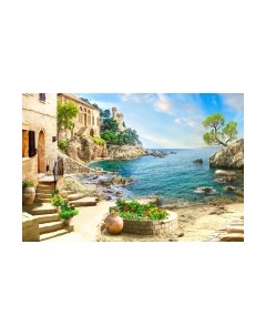 Фотообои листовые ФабрикаФресок Фреска Солнечная гавань / 684270 Фабрикафресок
