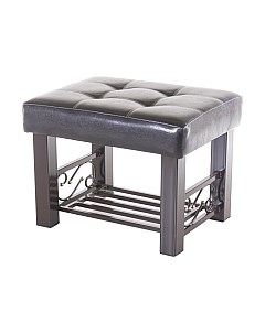 Банкетка AMC Lux 4 кожзам с полкой / 5.1Б60222 Amc