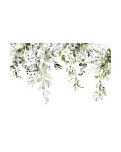 Фотообои листовые ФабрикаФресок Зеленый гербарий / 704270 Фабрикафресок