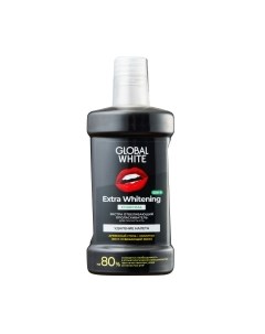 Ополаскиватель для полости рта Global White Charcoal Extra Whitening Global white