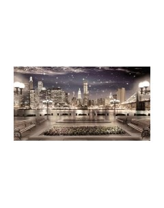 Фотообои листовые ФабрикаФресок Фреска Ночной Нью-Йорк / 665270 Фабрикафресок