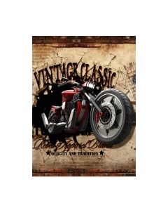 Фотообои листовые ФабрикаФресок Мотоцикл винтаж / 692270 Фабрикафресок