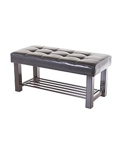 Банкетка AMC Lux 4 кожзам с полкой / 4.1Б100222 Amc