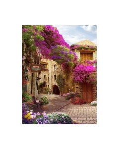 Фотообои листовые ФабрикаФресок Фреска Античная улочка с сиренью / 112265 Фабрикафресок