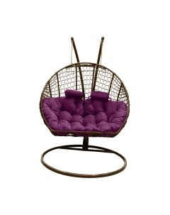 Кресло подвесное Craftmebelby Кокон Двойной Премиум Кольца