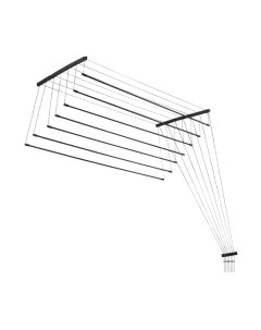 Сушилка для белья Comfort Alumin Group Потолочная 7 прутьев Black Style 100см Comfort alumin group