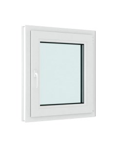 Окно ПВХ Rehau Roto NX Одностворчатое Поворотно-откидное правое 2 стекла