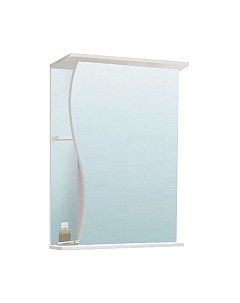 Шкаф с зеркалом для ванной Vako Волна 60 R / 10226