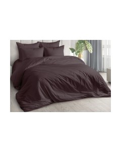 Комплект постельного белья Milanika Шоколад 2сп с европростыней Миланика